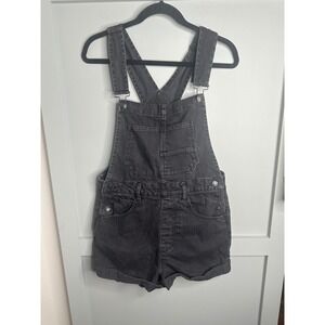We The Free Women's Denim Overalls‎ Shortalls Dark Gray Size Small